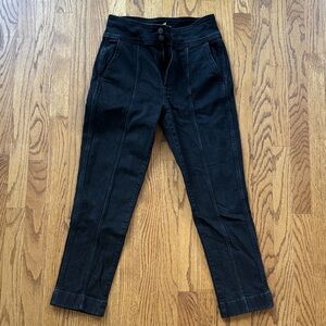 Madewell Charcoal Tuxedo Perfect Vintage Straight Jeans